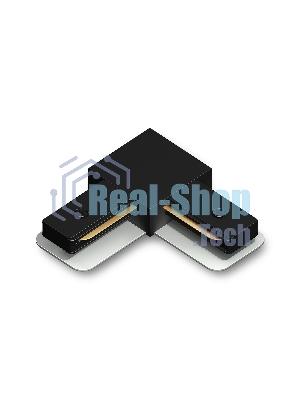 GL7164 BK черный матовый коннектор угловой для однофазного шинопровода Standard 220V NEW 70*70*20
