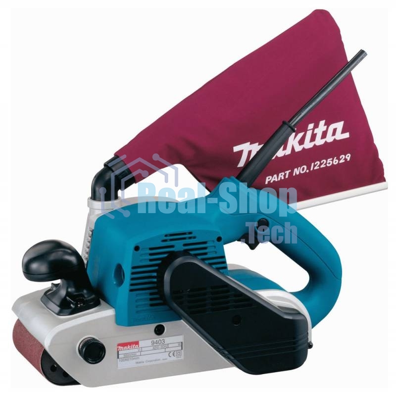 Ленточная шлифовальная шашина Makita 9403 ЛШМ,1200Вт,100х610мм,500м\м,5.9кг,кор,п\сборник