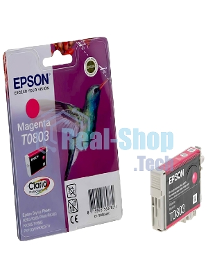 Картридж струйный Epson C13T08034011 пурпурный (330 стр.) для Epson St Ph P50/PX660/PX720WD