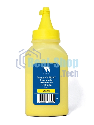 Тонер NVPrint для HP Color универсальный Type2 (60г) Yellow совместимый