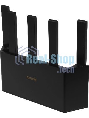 Маршрутизатор Wi-Fi Tenda TX12L PRO двухдиапазонный стандарта AX3000, 5 внешних антенн 6dBi, 1-port 10/100/1000Mbps WAN, 3-ports 10/100/1000Mbps LAN