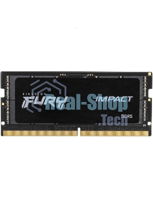 Оперативная память Kingston Fury Impact, DDR5, 32GB (1x32GB), 5600MHz, CL40, SO-DIMM