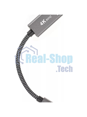 Адаптер miniDP --> HDMI-F 0.15м, оплетка, 4K@60Hz, Telecom (TA565)