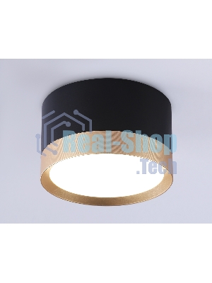 Светильник Ambrella light TN52359 BK/GD черный/золото GX53 max 12W D82*50