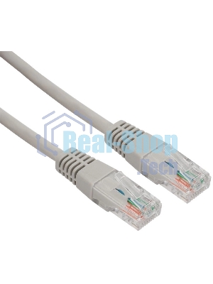 Пaтч-корд U/UTP Rexant, cat.5e, RJ45-RJ45, неэкранированный, LSZH серый, 0,5м