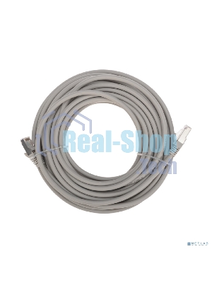 Патч-корд S/FTP Rexant кат.6A (10G), RJ45-RJ45, неэкранированный, 28AWG, LSZH, серый, 10 м