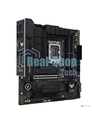 Материнская плата ASUS TUF GAMING B760M-PLUS, LGA 1700, Intel B760, 4xDDR5, 4xSATA, 2xM.2, 1xPCIe 5.0 x16, 1xPCIe 4.0 x4, 1xPCIe x1, 2xUSB-A 3.2 Gen 2, 3xUSB-A 3.2 Gen 1, 2xUSB 2.0, 1xUSB-C 3.2 Gen 2x2, 1x2.5Gb LAN, 5x3.5 мм, 7.1, mATX