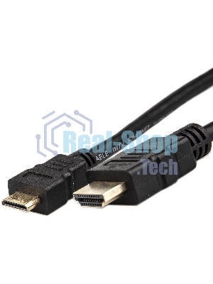 Кабель HDMI-19M --- MiniHDMI-19M ver 2.0+3D/Ethernet,1m Telecom