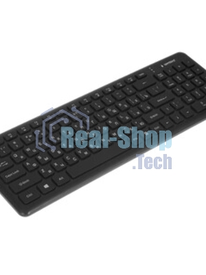 Комплект клавиатура+мышь Gembird KBS-9200 беспроводной, USB, 1000 DPI, чёрный