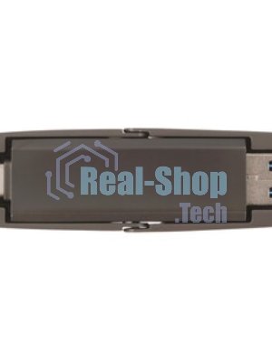 Флешка USB Netac US5 (NT03US5C-128G-32TA), 128Gb, USB 3.2/TypeC, 550/500, черный