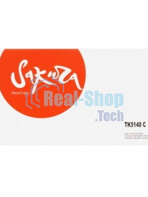 Картридж Sakura TK5140C для Kyocera Mita, синий, 5000 к.
