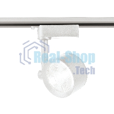 Трековый однофазный светодиодный светильник Ambrella light GL6389 WH белый LED 12W 4200K 24°