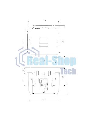 Розетка Ethernet RJ-45 (шампань рифленый)