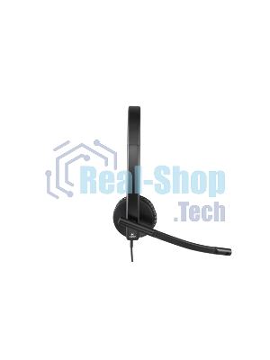 Гарнитура Logitech USB Headset H570e Stereo чёрный, проводная, USB