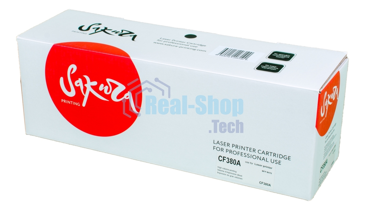 Картридж Sakura CF380A для HP MFP M476, черный 2400 к.