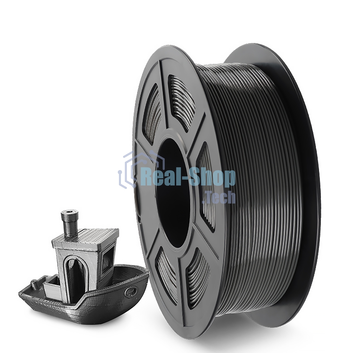 Филамент NVPrint PETG Grey для 3D печати диаметр 1.75мм длина 330 метров масса 1 кг