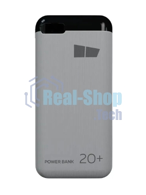 Портативный аккумулятор More choice (4620202550552) PB22-20 с кабелем 2USB 2.1A - 20000mAh белый