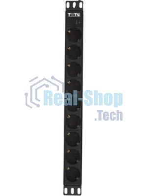 Управляемый блок распределения питания Lanmaster TWT-PDU19-16A9P-3.0 верт.размещ. 8xC13C13 базовые 10A C14