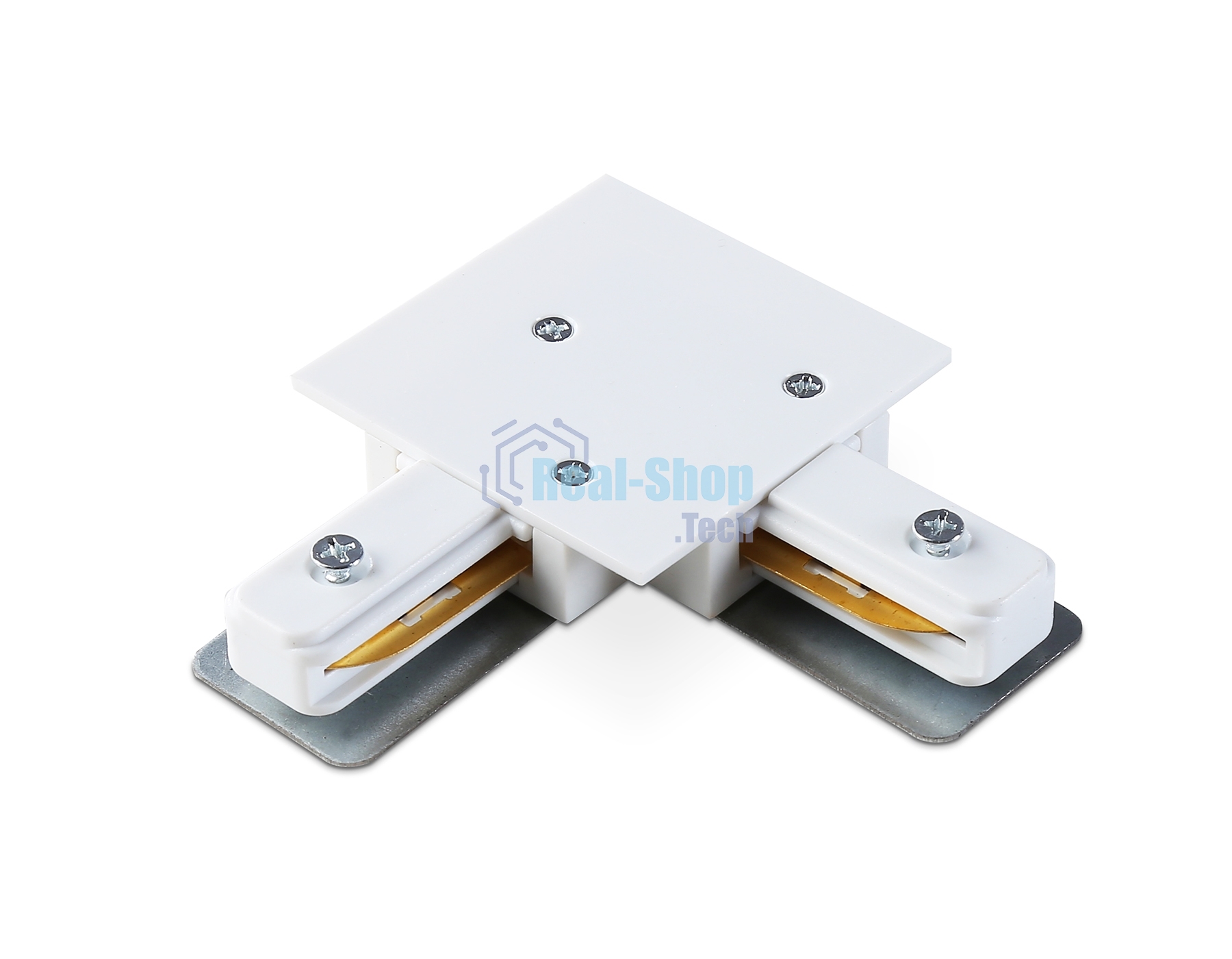 GL7165 WH белый коннектор угловой встраеваемый для шинопровода Standard 220V NEW 70*70*20