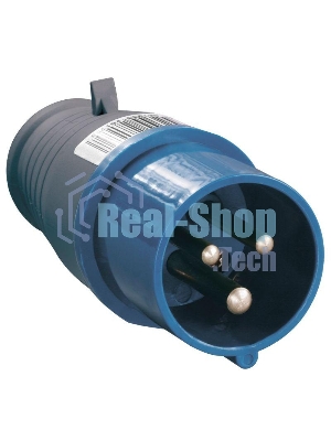 Вилка IEK PSR01-016-3 013 2Р+РЕ 16А 220В IP44 IEK