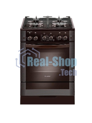 Плита газовая Gefest 6500-02 0045 коричневый, конфорок 4 шт, духовка 52 л, 60 см x 85 см x 60 см