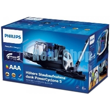 Пылесос Philips FC9331/09 черный/синий, 237/900 Вт, уборка сухая, пылесборник контейнер 1.5 л