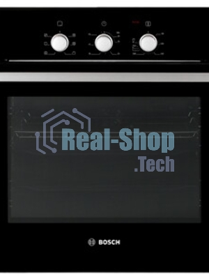 Духовой шкаф Bosch HBF011BA1T Serie 2, черный, класс энергоэффективности А, 4 режима,71 литр, сделано в Турции