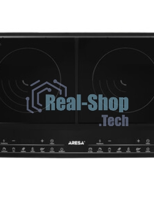 Плита настольная индукционная Aresa AR-4704 чёрный, 3.5 кВт, индукция, конфорки - 2, стеклокерамика, сенсор