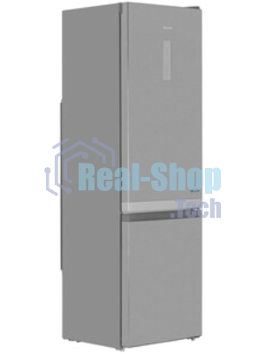 Холодильник Hotpoint HT 7201I MX O3 нержавеющая сталь двухкамерный 239/83 л морозилка снизу, No Frost