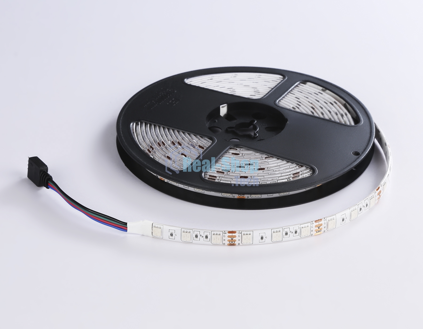 Комплект светодиодной ленты GS2502 5050 60Led/ 14.4W m/ 12V IP65 RGB/ 5000*10*2.87mm (4 конт.)