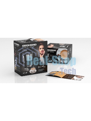Кофеварка капельная Redmond RCM-M1507 черный/серебристый, исп. кофе - молотый, 0.6 л, 600 Вт
