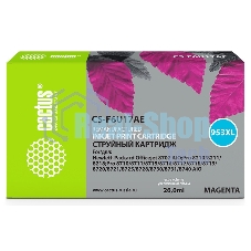 Картридж струйный Cactus CS-F6U17AE (953XL) пурпурный (26 мл) для HP OJ Pro 7740/8210/8218/8710/8715