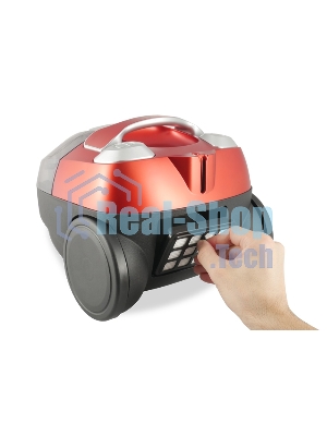 Пылесос Centek CT-2535 красный/черный, 350/2000 Вт, уборка сухая, пылесборник контейнер, 1,5 л