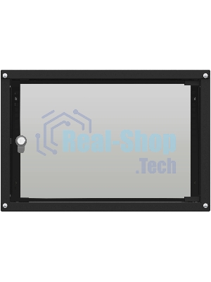 Шкаф коммутационный NTSS Lime (NTSS-WL6U5560GS-BL) настенный 6U 550x600 мм пер. дв. стекл несъемн. бок. пан. 30 кг черный 520 мм 12 кг 110 град. 500 мм IP20