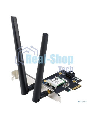 Сетевой адаптер Wi-Fi + Bluetooth Asus PCE-BE6500 BE6500 PCI Express 2ант.