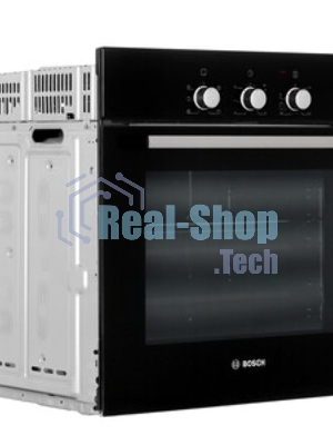 Духовой шкаф Bosch HBF011BA1T Serie 2, черный, класс энергоэффективности А, 4 режима,71 литр, сделано в Турции