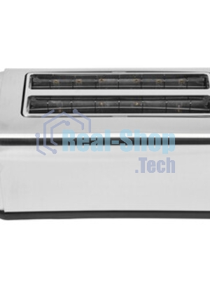 Тостер BQ T2003 чёрный/нержавеющая сталь, 1500 Вт, 2 слота