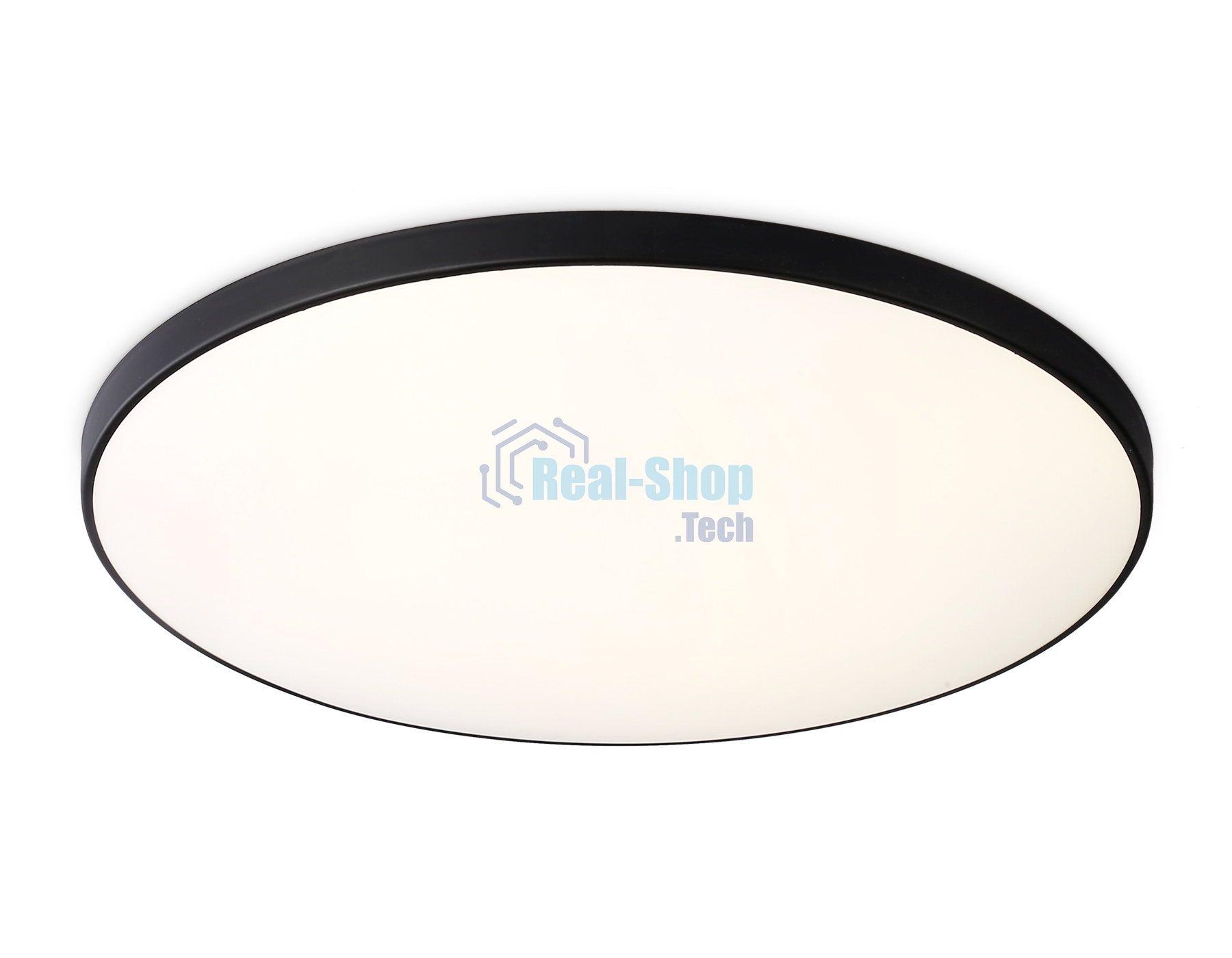 Потолочный светодиодный светильник Ambrella light FZ1226 BK черный IP44 24W 4200K D372*55 (Без ПДУ)