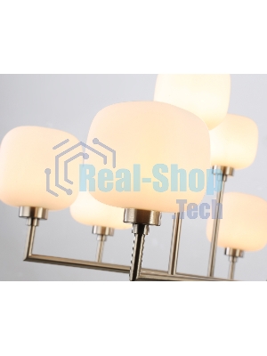 Люстра Ambrella light LH53005/12 SN/FR сатин никель/белый матовый G9*12 max 40W D910*680