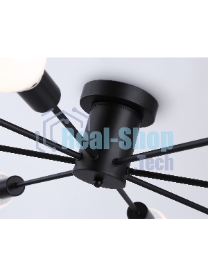 Светильник Ambrella light TR80411/8 BK черный E27/8 max 60W D950*150