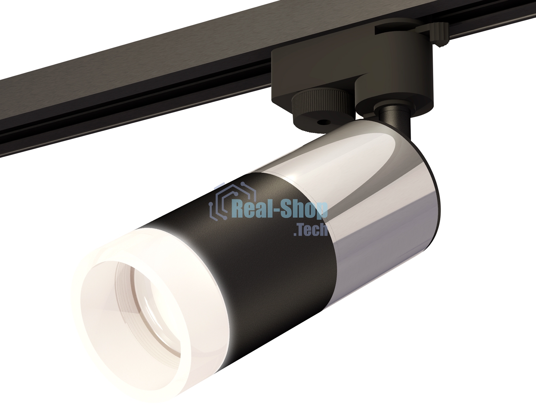 Светильник Ambrella light XT6302052 SBK/PSL/FR черный песок/серебро полированное/белый матовый MR16 GU5.3