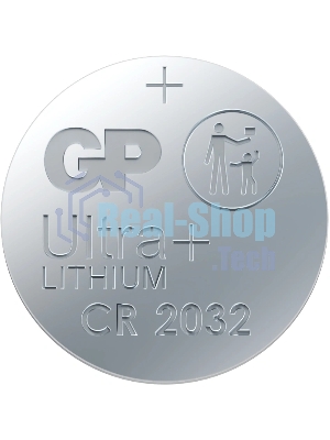 Батарея GP Lithium CR2032UP CR2032 280mAh (4шт) блистер