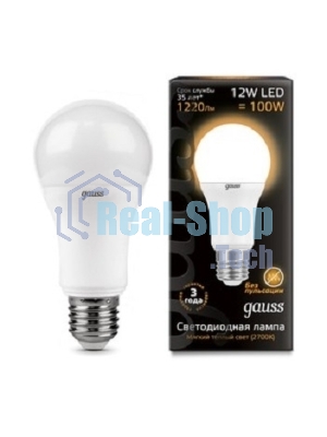 Лампа светодиодная Gauss LD102502112LED A60 globe 12W E27 2700K