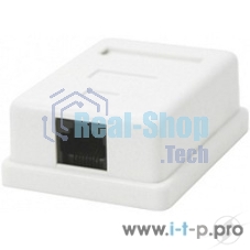Розетка GEMBIRD NA212 RJ-45 кат.5e внешняя 1 порт, 110/Krone