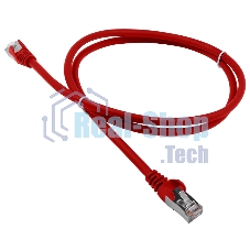 Патч-корд LANMASTER LSZH FTP кат.5e, 1.0 м, красный