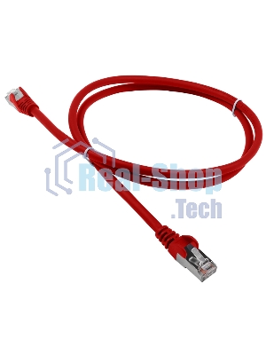 Патч-корд LANMASTER LSZH FTP кат.5e, 1.0 м, красный