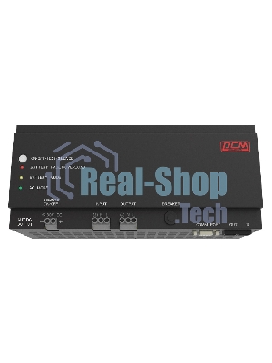 Источник бесперебойного питания Powercom DRU 500VA/300W, DIN Rail, 230V, RS-232, 2 year warranty (1114005)
