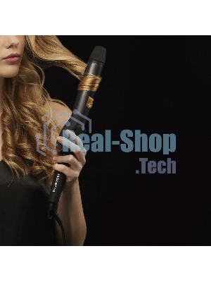 Щипцы для завивки волос Polaris PHS 3410TAi Argan Therapy PRO черный, 34 мм, 220 °C, 6 режимов