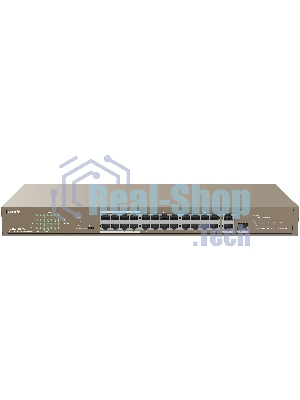 Коммутатор Tenda TEF1126P-24-250W 26-Портовыйбез управления FE c 24 портами PoE