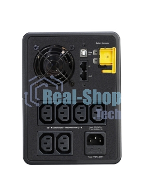 Источник бесперебойного питания APC Back-UPS BX1600MI / 1600ВА / 900Вт /  6xIEC 320 C13, 2xRJ-45